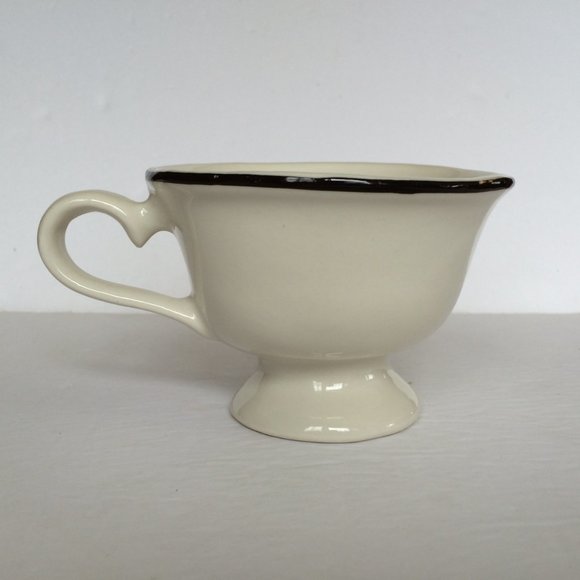 Baileys Irish Cream Coffee Tea Cup Winking Man Face White Blue Green Bow Tie - Picture 3 of 8